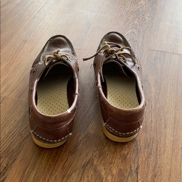 Sebago docksides boat shoes vintage lace up size 7.5 - Picture 7 of 13